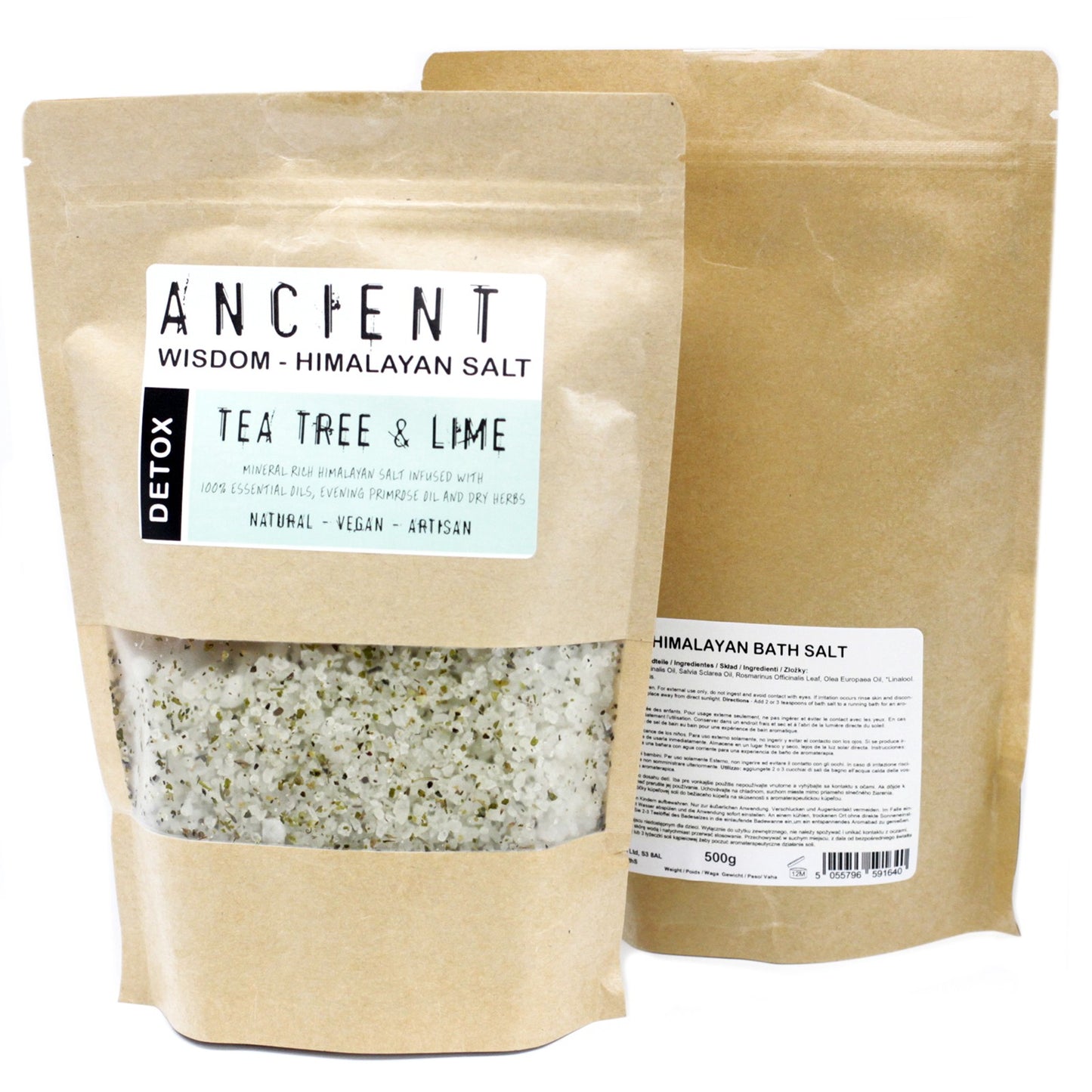 Ancient Wisdom - Himalayan Bath Salts - Detox - 500g