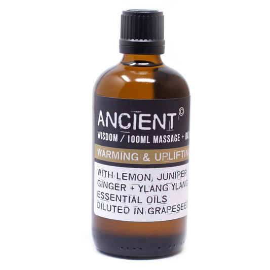 Ancient Wisdom - Massage Oil - Warming and Uplifting - 100ml