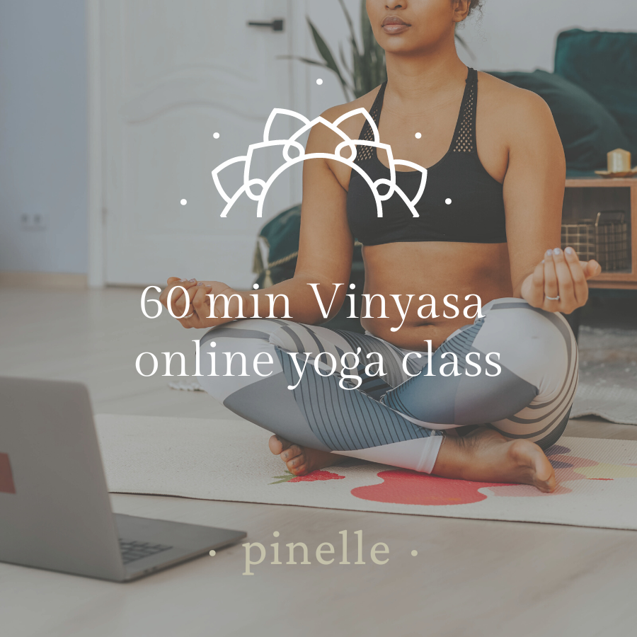 Online Vinyasa Yoga Class - 60 minutes