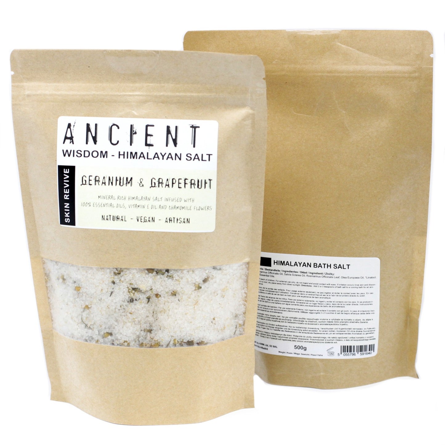 Ancient Wisdom - Himalayan Bath Salts - Skin Revive - 500g